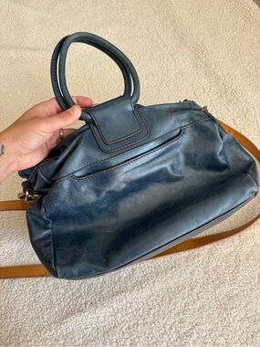 Blue HOBO Medium Shiela Shoulder Bag/Satchel/Purse